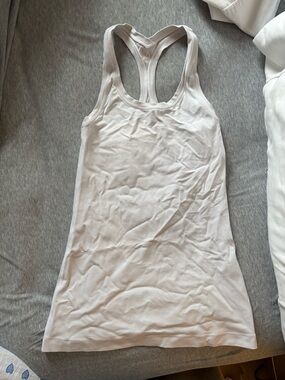 white lululemon racerback tank